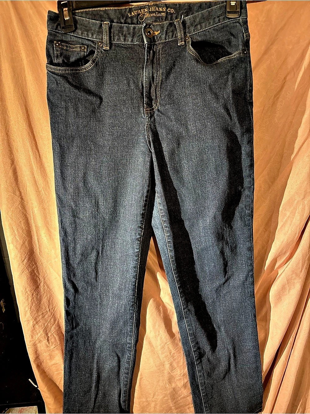 Lauren Jeans Co. Premium Women's Boot Cut Jeans Blue Size 6 Like New